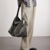 Belted Leather Tote Bag - FR Belted Leather Tote Bag - FR