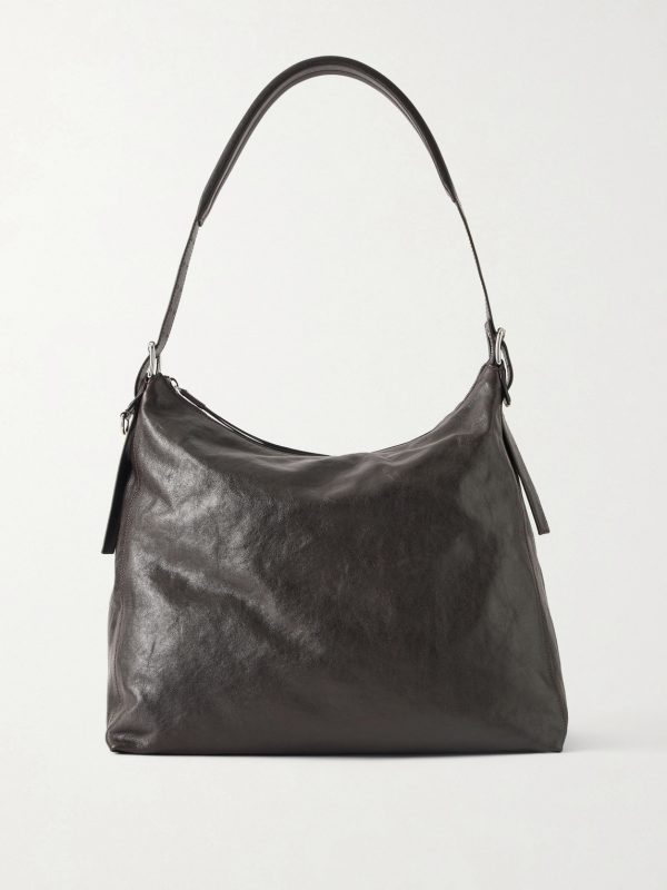 Belted Leather Tote Bag Belted Leather Tote Bag