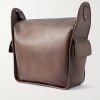 Périple Scritto Full-Grain Venezia Leather Messenger Bag - BK