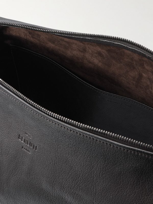 Un Jour Textured-Leather Messenger Bag - E1 Un Jour Textured-Leather Messenger Bag - E1