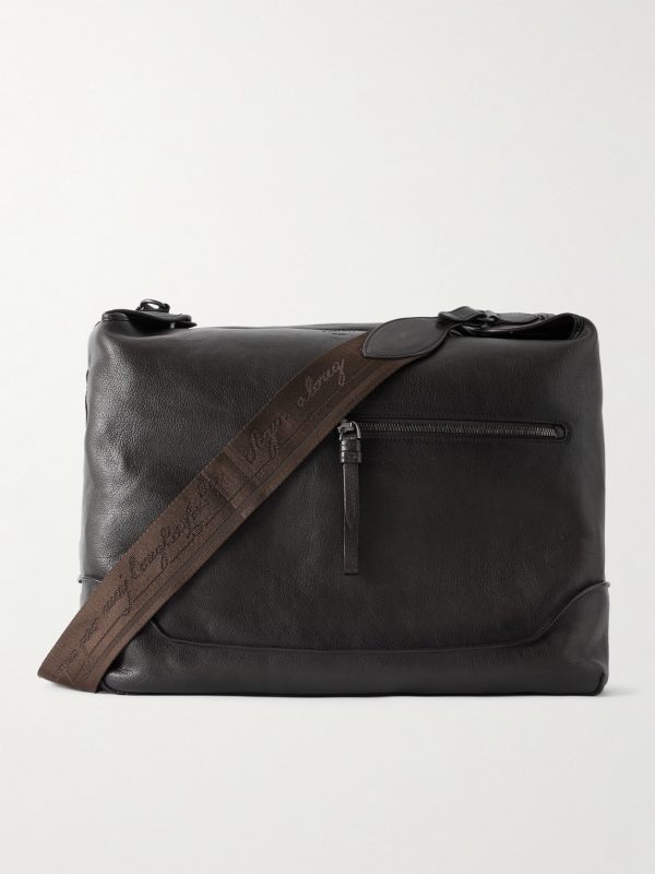 Un Jour Textured-Leather Messenger Bag Un Jour Textured-Leather Messenger Bag