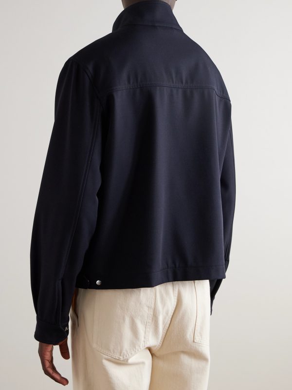 Tech-Wool Twill Blouson Jacket - BK Tech-Wool Twill Blouson Jacket - BK