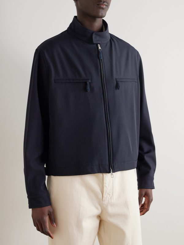 Tech-Wool Twill Blouson Jacket - FR Tech-Wool Twill Blouson Jacket - FR