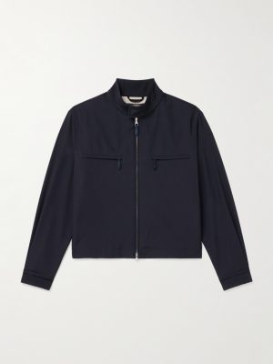 Tech-Wool Twill Blouson Jacket