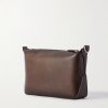 Toujours Soft Scritto Venezia Leather Pouch - BK