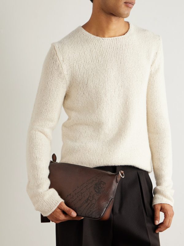 Toujours Soft Scritto Venezia Leather Pouch - OU