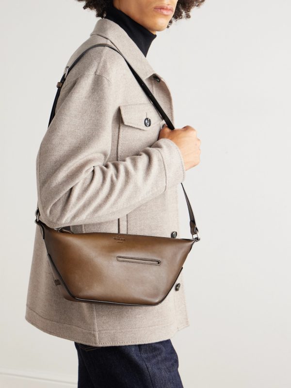 Toujours Soft Leather Messenger Bag - OU Toujours Soft Leather Messenger Bag - OU