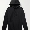 Solo Swoosh Logo-Embroidered Cotton-Blend Jersey Hoodie Solo Swoosh Logo-Embroidered Cotton-Blend Jersey Hoodie
