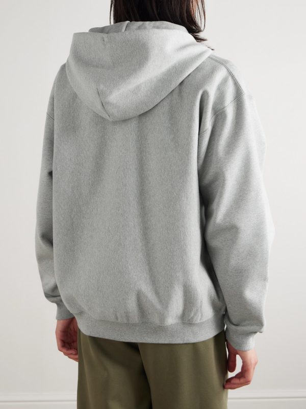 Solo Swoosh Logo-Embroidered Cotton-Blend Jersey Hoodie - BK Solo Swoosh Logo-Embroidered Cotton-Blend Jersey Hoodie - BK