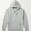 Solo Swoosh Logo-Embroidered Cotton-Blend Jersey Hoodie Solo Swoosh Logo-Embroidered Cotton-Blend Jersey Hoodie