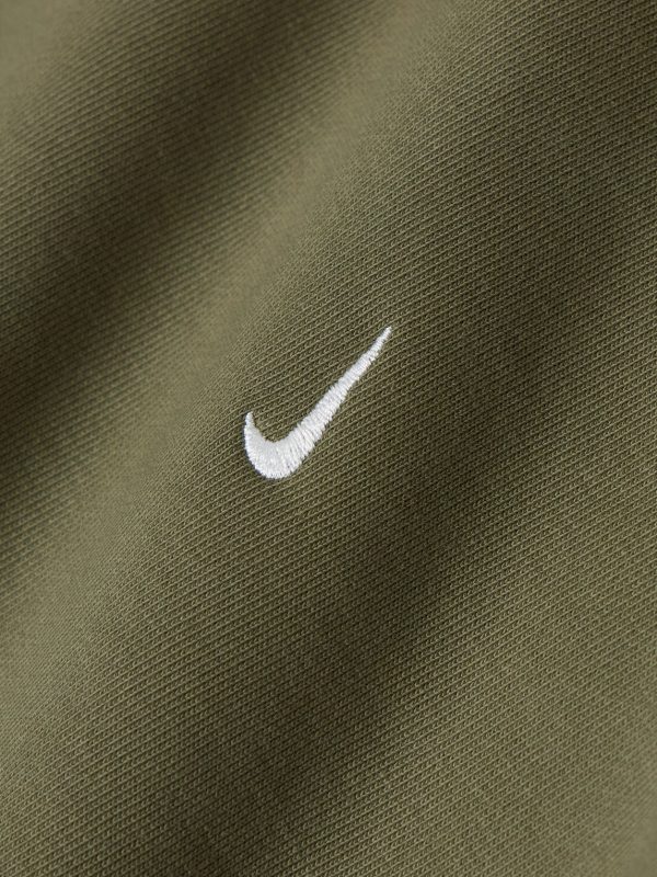 Solo Swoosh Oversized Logo-Embroidered Cotton-Blend Jersey Sweatshirt - CU Solo Swoosh Oversized Logo-Embroidered Cotton-Blend Jersey Sweatshirt - CU