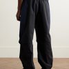 Tech Wide-Leg Colour-Block Dri-FIT Track Pants - BK Tech Wide-Leg Colour-Block Dri-FIT Track Pants - BK