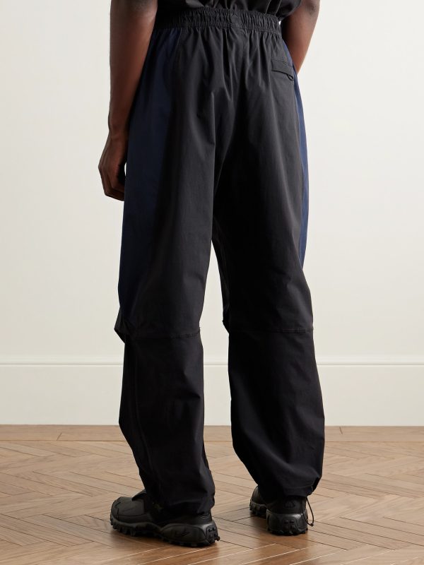 Tech Wide-Leg Colour-Block Dri-FIT Track Pants - BK Tech Wide-Leg Colour-Block Dri-FIT Track Pants - BK