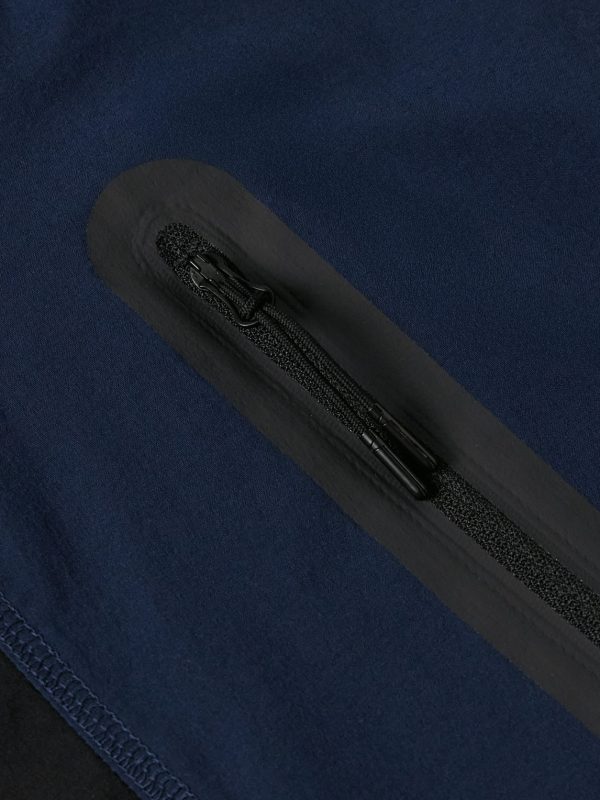 Tech Logo-Embroidered Colour-Block Dri-FIT Hooded Jacket - E1 Tech Logo-Embroidered Colour-Block Dri-FIT Hooded Jacket - E1