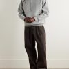 Solo Swoosh Logo-Embroidered Cotton-Blend Jersey Hoodie - OU Solo Swoosh Logo-Embroidered Cotton-Blend Jersey Hoodie - OU
