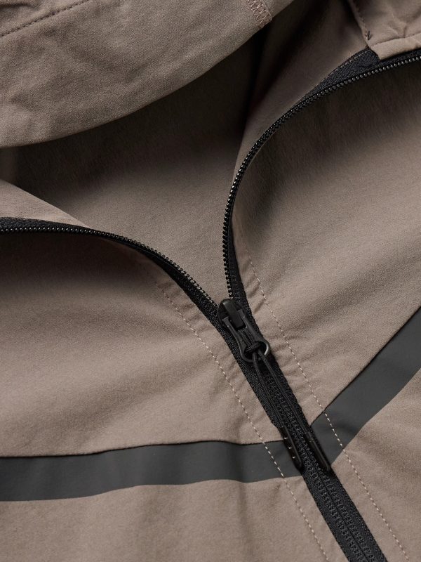 Tech Logo-Embroidered Colour-Block Dri-FIT Hooded Jacket - CU Tech Logo-Embroidered Colour-Block Dri-FIT Hooded Jacket - CU
