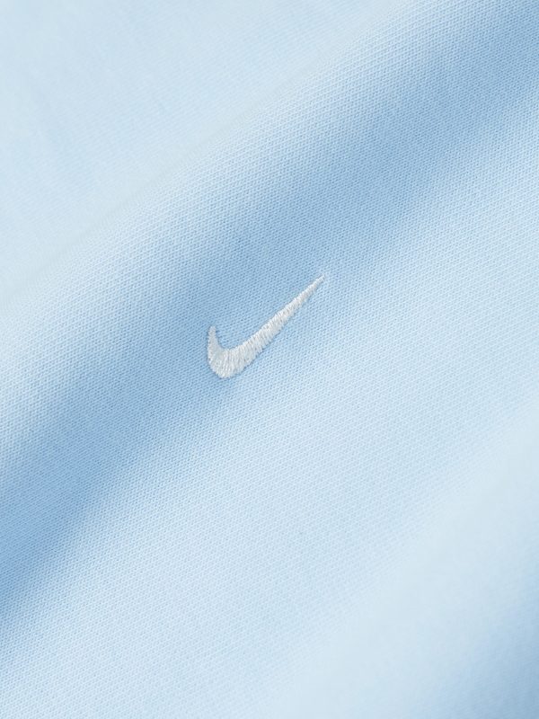 Solo Swoosh Oversized Logo-Embroidered Cotton-Blend Jersey Sweatshirt - CU