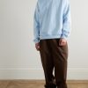 Solo Swoosh Oversized Logo-Embroidered Cotton-Blend Jersey Sweatshirt - OU
