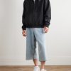Solo Swoosh Logo-Embroidered Cotton-Blend Jersey Hoodie - OU Solo Swoosh Logo-Embroidered Cotton-Blend Jersey Hoodie - OU