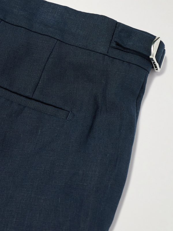 Norwich Straight-Leg Linen Shorts - CU Norwich Straight-Leg Linen Shorts - CU