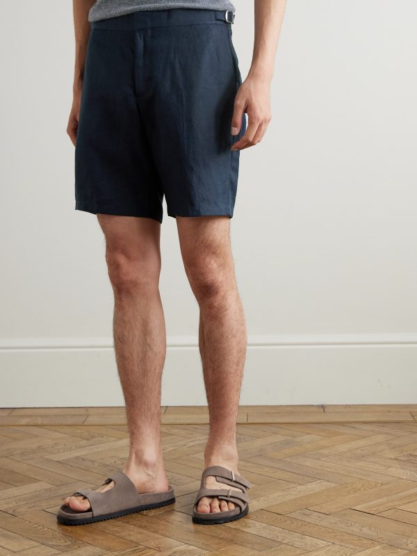 Norwich Straight-Leg Linen Shorts - FR Norwich Straight-Leg Linen Shorts - FR