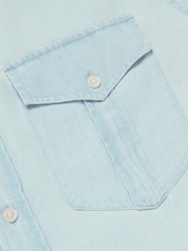 Colburn Cotton-Chambray Shirt - E1
