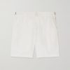 Norwich Straight-Leg Linen Shorts
