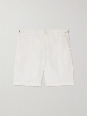 Norwich Straight-Leg Linen Shorts