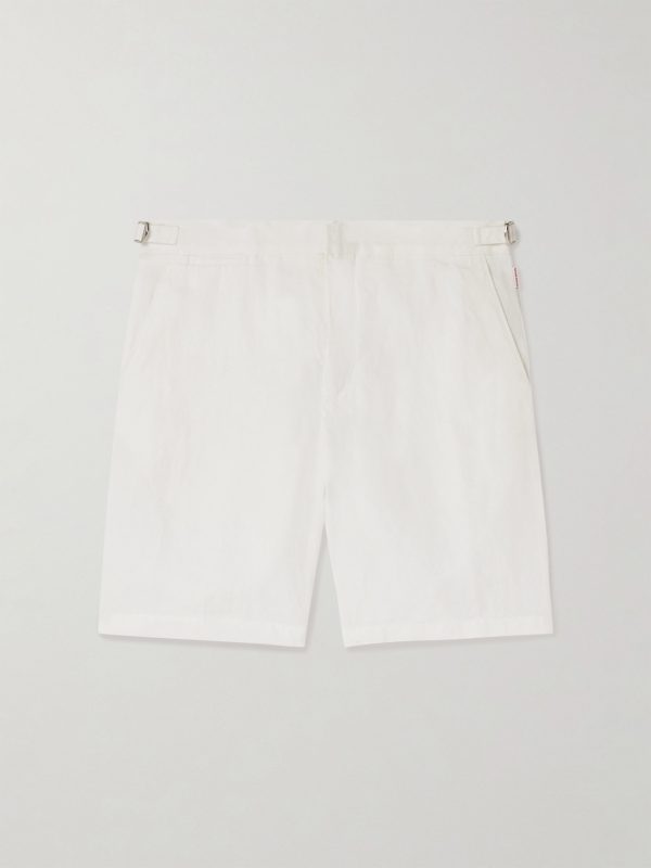 Norwich Straight-Leg Linen Shorts