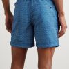 Standard Riptide Straight-Leg Mid-Length Printed Swim Shorts - BK Standard Riptide Straight-Leg Mid-Length Printed Swim Shorts - BK
