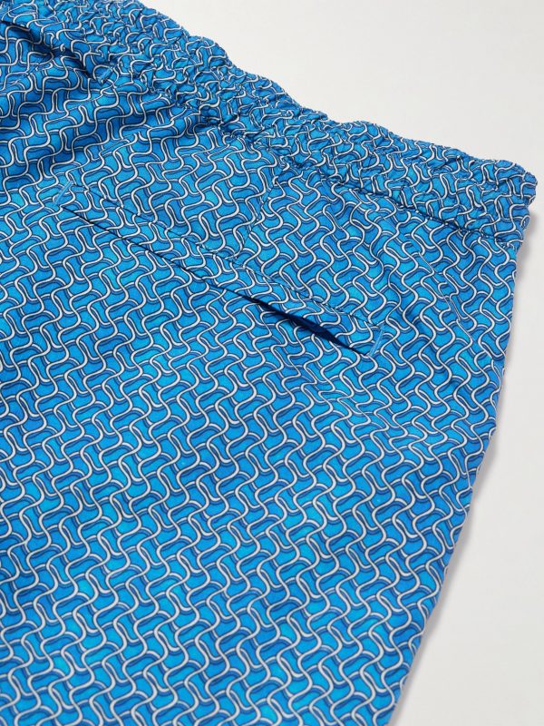 Standard Riptide Straight-Leg Mid-Length Printed Swim Shorts - CU Standard Riptide Straight-Leg Mid-Length Printed Swim Shorts - CU