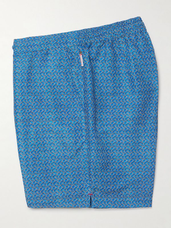 Standard Riptide Straight-Leg Mid-Length Printed Swim Shorts - E1 Standard Riptide Straight-Leg Mid-Length Printed Swim Shorts - E1