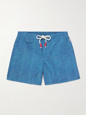 Standard Riptide Straight-Leg Mid-Length Printed Swim Shorts Standard Riptide Straight-Leg Mid-Length Printed Swim Shorts