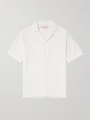 Maitan Camp-Collar Chenille-Jacquard Shirt Maitan Camp-Collar Chenille-Jacquard Shirt