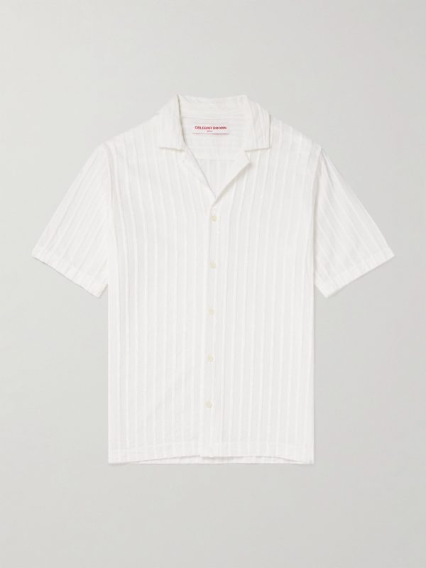 Maitan Camp-Collar Chenille-Jacquard Shirt Maitan Camp-Collar Chenille-Jacquard Shirt