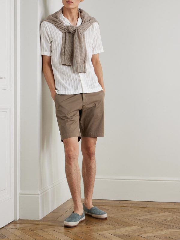 Maitan Camp-Collar Chenille-Jacquard Shirt - OU Maitan Camp-Collar Chenille-Jacquard Shirt - OU