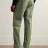 Fallon Slim-Fit Straight-Leg Organic Cotton-Blend Twill Trousers - BK Fallon Slim-Fit Straight-Leg Organic Cotton-Blend Twill Trousers - BK
