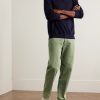 Fallon Slim-Fit Straight-Leg Organic Cotton-Blend Twill Trousers - OU Fallon Slim-Fit Straight-Leg Organic Cotton-Blend Twill Trousers - OU