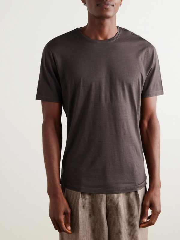 OB-T Slim-Fit Merino Wool-Jersey T-Shirt - FR OB-T Slim-Fit Merino Wool-Jersey T-Shirt - FR