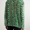 Serpentine Printed Silk Shirt - BK Serpentine Printed Silk Shirt - BK