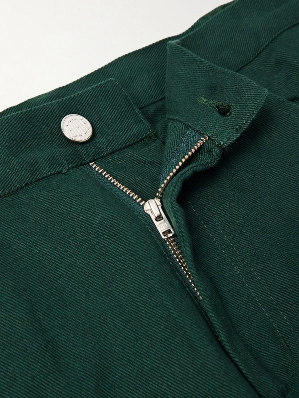Knolly Brook Straight-Leg Cotton-Twill Trousers - E1