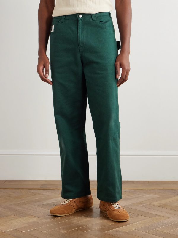 Knolly Brook Straight-Leg Cotton-Twill Trousers - FR
