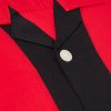 Camp-Collar Embroidered Two-Tone Cotton Shirt - CU Camp-Collar Embroidered Two-Tone Cotton Shirt - CU
