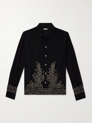 Embellished Silk Shirt Embellished Silk Shirt