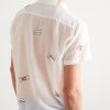On Air Convertible-Collar Embroidered Cotton and Silk-Blend Voile Shirt - BK