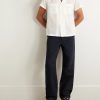 Camp-Collar Cotton-Voile Shirt - OU Camp-Collar Cotton-Voile Shirt - OU