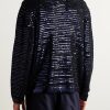 Spotlight Sequinned Virgin Wool Cardigan - BK Spotlight Sequinned Virgin Wool Cardigan - BK