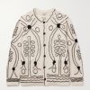 Winter Garden Tulle-Appliquéd Cashmere Cardigan Winter Garden Tulle-Appliquéd Cashmere Cardigan