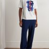 Chapeau Printed Cotton-Jersey T-Shirt - OU