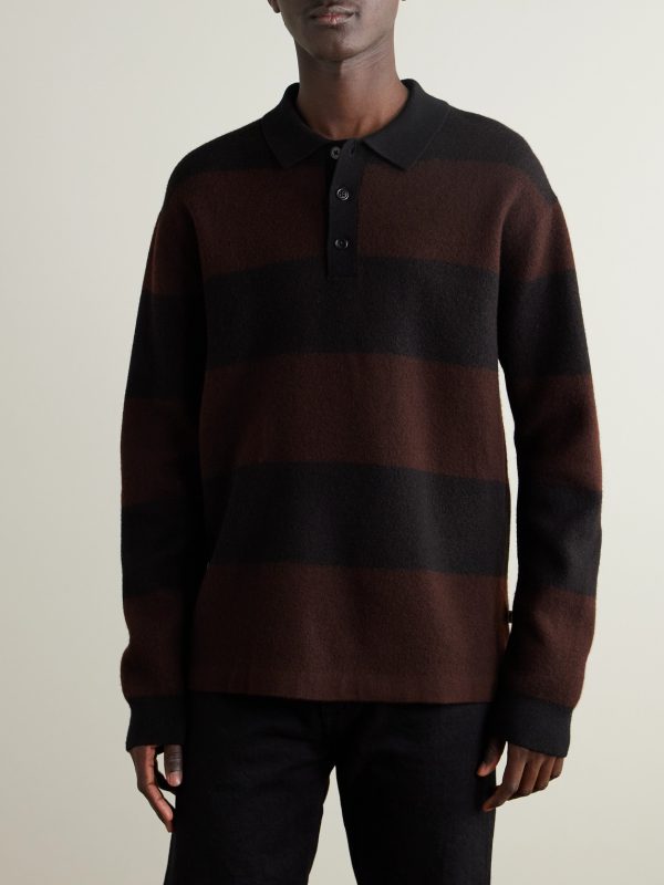 Rugby 60017 Striped Wool Polo Shirt - FR Rugby 60017 Striped Wool Polo Shirt - FR